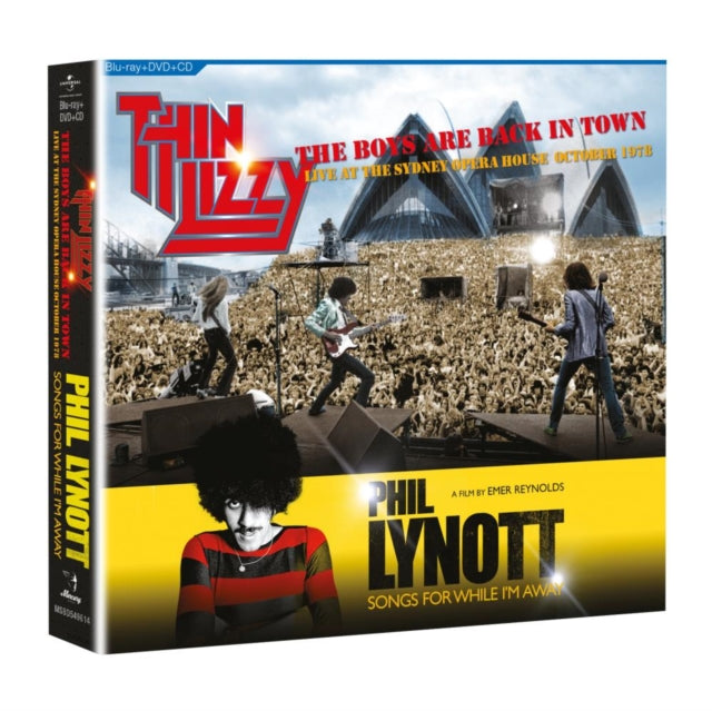 Phil + Thin Lizzy Lynott - Songs For While I’m Away + The Boys Are Back In Town (Live) (CD/2 DVD) (CD)