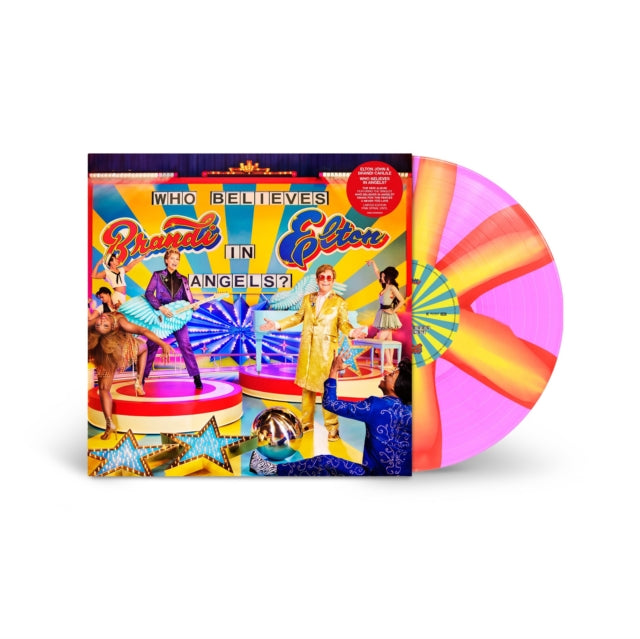 John,Elton & Brandi Carlile - Who Believes In Angels? (Pink Spiral Vinyl) (I) (Vinyl) (US Import)