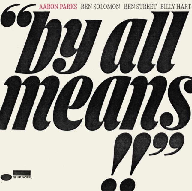 Aaron Parks - By All Means (CD)
