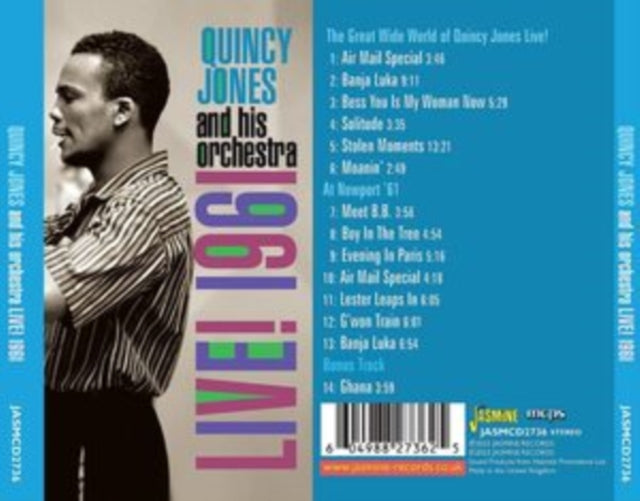 Quincy Jones & His Orchestra - Live! 1961 (CD)