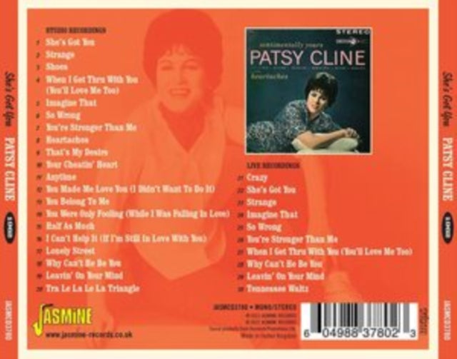 Patsy Cline - She's Got YOU-1962 (CD)