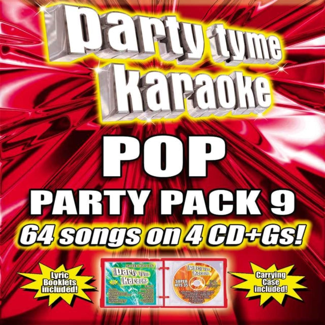 Party Tyme Karaoke - Pop Party Pack 9 (4CD) (CD)