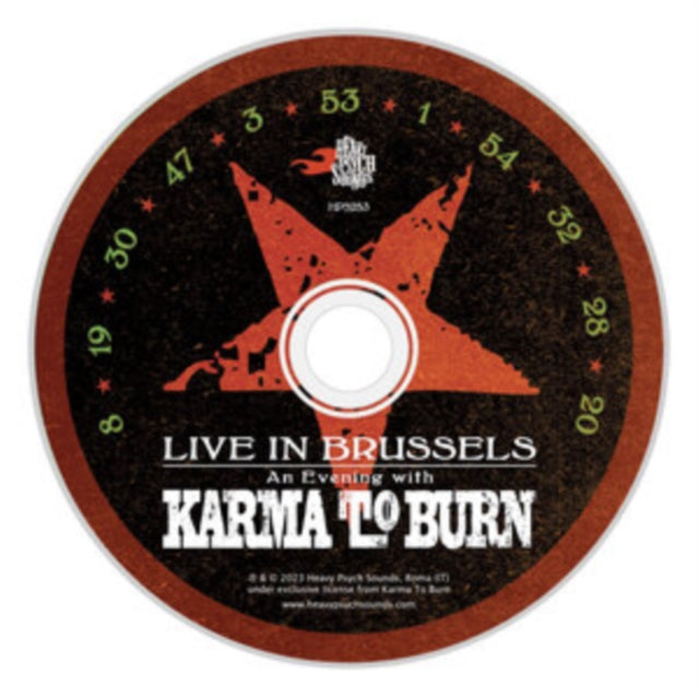 Karma To Burn - Live In Brussels (Digi Pack) (CD)