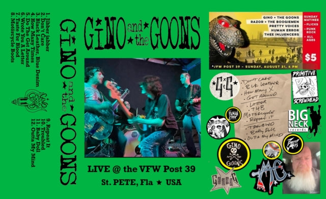 Gino & The Goons - Live At The VFW Post 39 (Cassette)
