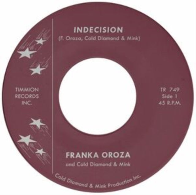 Oroza,Frank & Diamond & Mink - Indecision (Vinyl Single) (US Import)