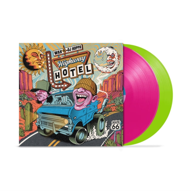 Wax & DJ Hoppa - Highway Hotel (Pink & Green Vinyl/2LP) (Vinyl) (US Import)