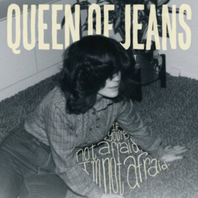 Queen Of Jeans - If You're Not Afraid, I'm Not Afraid (Beige W/ Navy Blue Splatter Vinyl) (Vinyl) (US Import)