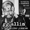 Allin,Gg & The Murder Junkies - Brutality & Bloodshed Or All (Clear Orange Vinyl) (Vinyl) (US Import)
