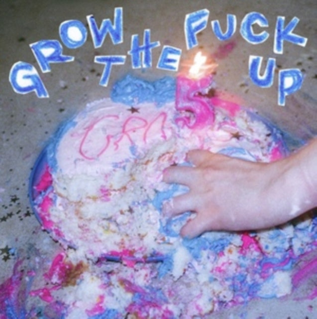 Vial - Grow The Fuck Up (Twister/Base Cobalt Blue W/ White & Baby Blue Spokes Vinyl) (I) (Vinyl) (US Import)