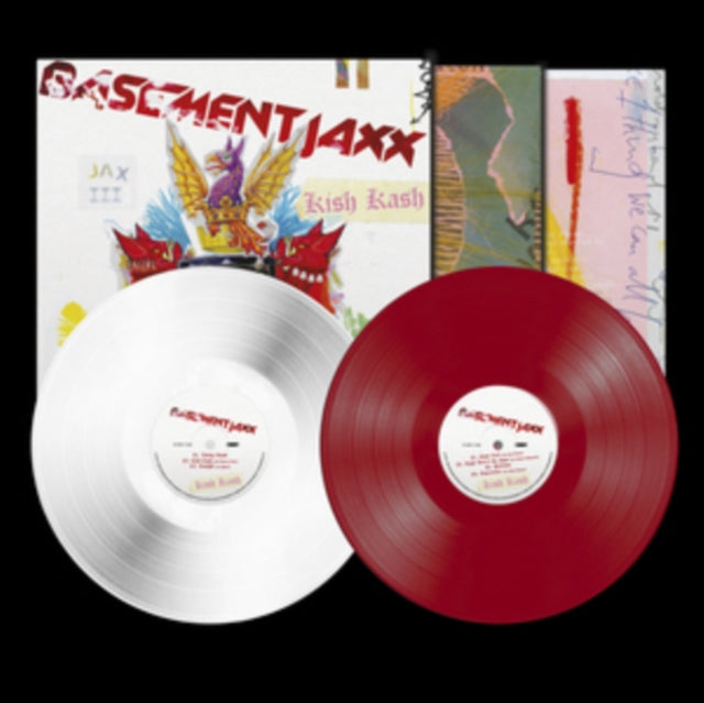 Basement Jaxx - Kish Kash (Red & White Vinyl/2LP) (Vinyl) (US Import)