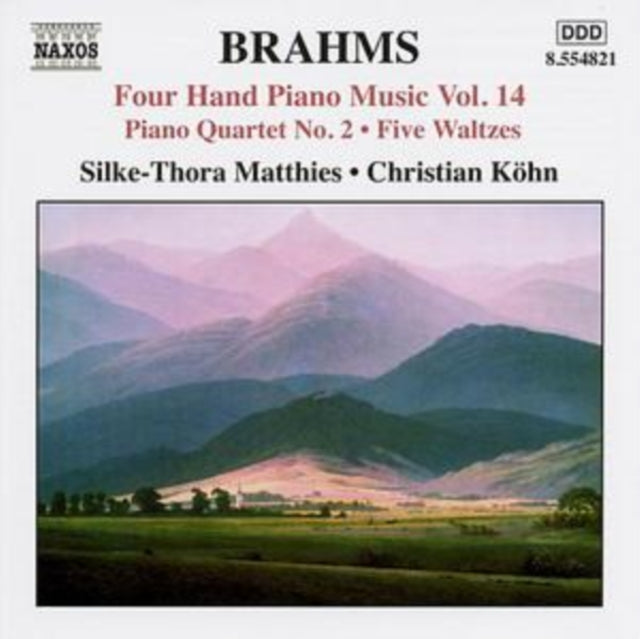 Brahms - 4 Hand PF Music 14 (CD)