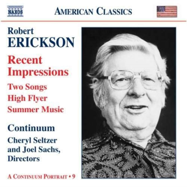 Robert Erickson - Orchestral Chamber And Vocal (CD)