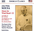 Band Of Her Majesty’s Royal Marines Plymouth - Sousa: Music For Wind Band, Vol. 22 (CD)