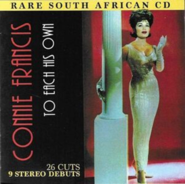 Connie Francis - Rare South African CD: To Each His Own (CD)