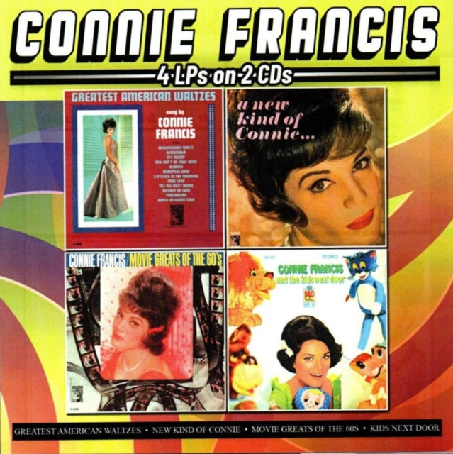 Connie Francis - Greatest American Waltzes / New Kind Of Connie / Movie Greats Of The 60S / Kids Next (2CD) (CD)