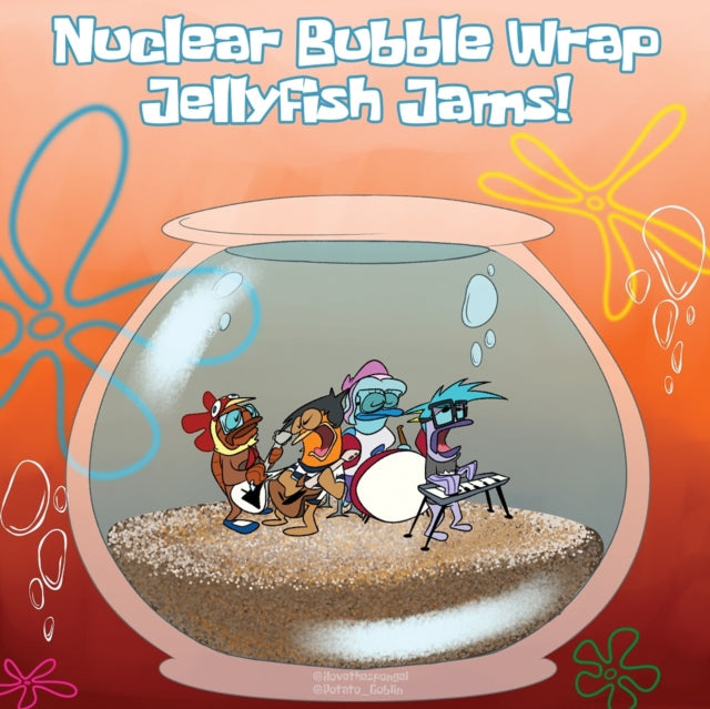 Nuclear Bubble Wrap - Jellyfish Jams (Spongebob) (Lime Green/White/Brown Vinyl) (I) (Vinyl Single) (US Import)