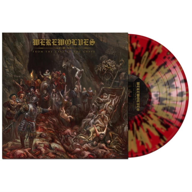 Werewolves - From The Cave To The Grave (Red W/ Gold & Black Splatter Vinyl) (Vinyl) (US Import)