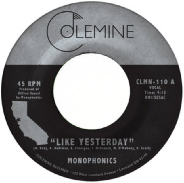 Monophonics - Like Yesterday / Freedom (Clear Vinyl) (Vinyl Single) (US Import)