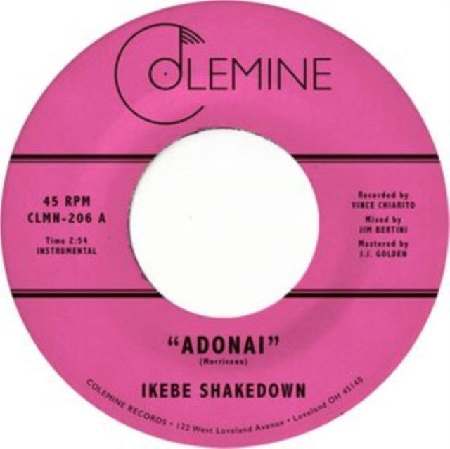 Ikebe Shakedown - Adonai (Transparent Blue 7 Inch) (Vinyl Single) (US Import)