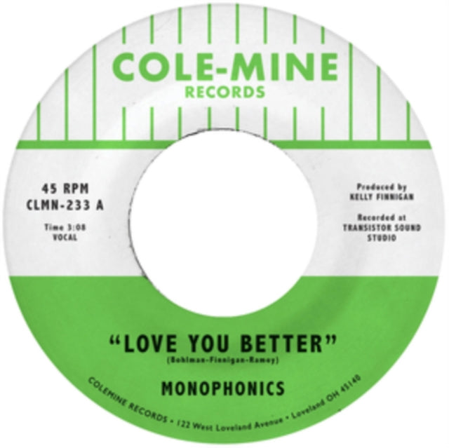 Monophonics & Kelly Finnigan - Love You Better / The Shape Of My Teardrops (Opaque Natural 7 Inch) (Vinyl Single) (US Import)
