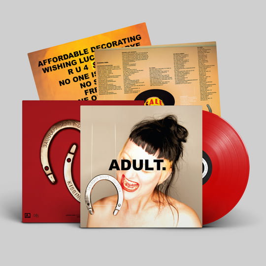 Adult. - Kissing Luck Goodbye (Opaque Red Vinyl) (Vinyl) (US Import)