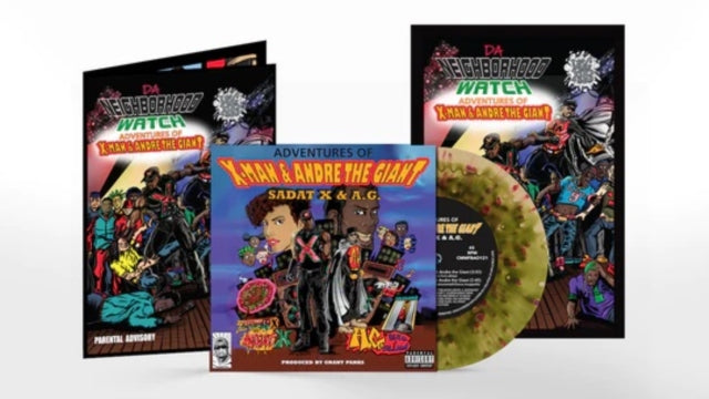 Sadat X & A.G. - Adventures Of X-Man & Andre The Giant (Comic/Poster) (Vinyl Single) (US Import)