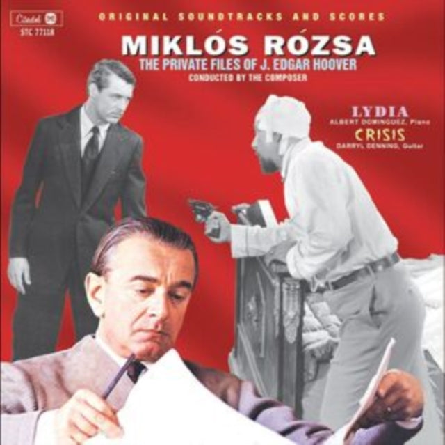 Miklos Rozsa - Private Files Of J. Edgar Hoover (Also Includes Lydia & Crisis) (CD)