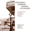 Cannonball Adderley Quintet - In Concert (CD)