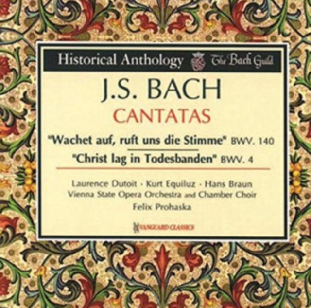 Vienna State Opera Orchestra / Felix Prohaska - Bach J.S.: Cantatas Wachet Auf BWV 140 / Christ Lag BWV 4 (CD)