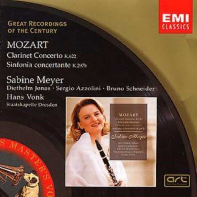 Sabine Meyer/Staatskapelle Dresden/Hans Vonk - Mozart: Clarinet Cto K622/SINFONIA Concertante (CD)