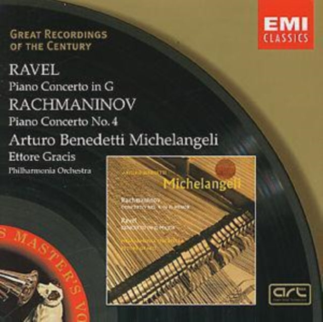Arturo Benedetti Michelangeli - Ravel & Rachmoninov: Piano Concertos (CD)