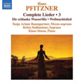 Tanja Ariane Baumgartner; Klaus Simon; Britta Stallmeister - Pfitzner: Complete Lieder, Vol. 3 (CD)