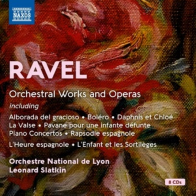 Lyon National Orchestra - Ravel: Orchestral Works & Operas (8CD) (CD)