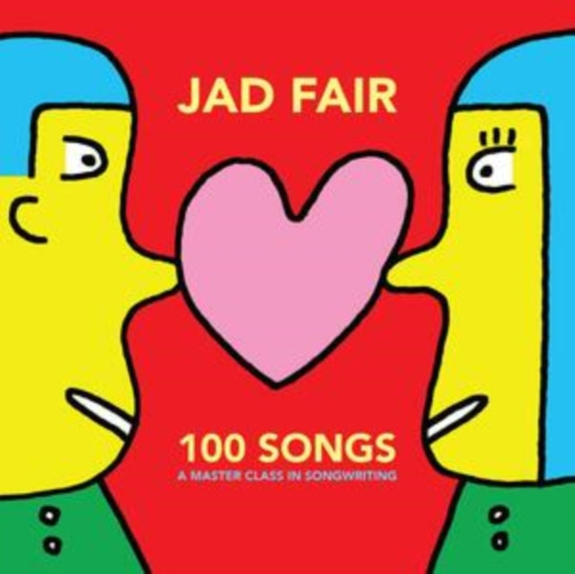 Jad Fair - 100 Songs (A Master Class In Songwriting) (Red & Yellow Vinyl/2LP) (Vinyl) (US Import)