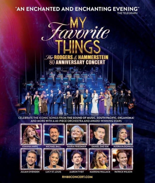 Richard Rodgers & Oscar Hammerstein - My Favorite Things: The Rodgers & Hammerstein 80th Anniversary Concert (Blu-ray) (Region A US Import)