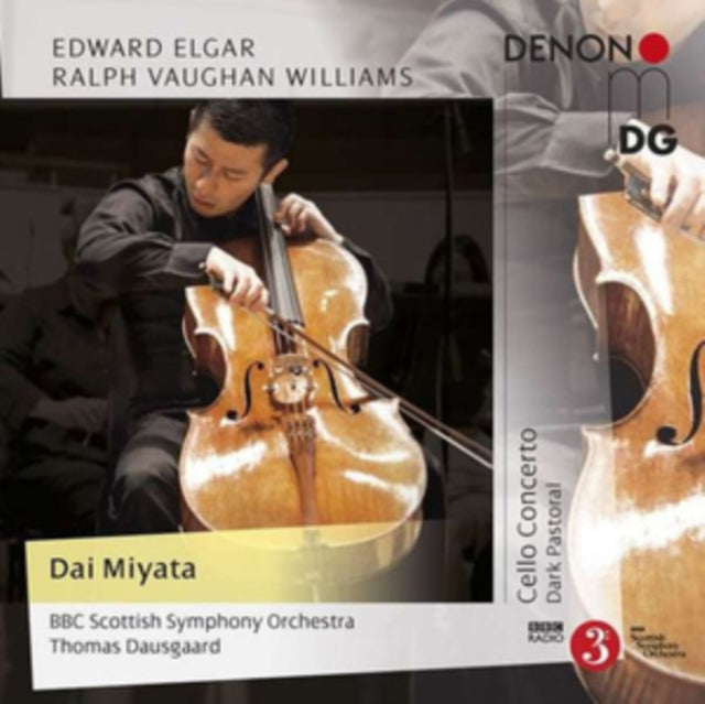 Dai Miyata; BBC Scottish Symphony Orchestra; Dausgaard - Elgar: Cello Concerto / Vaughan Williams: Dark Pastoral (CD)