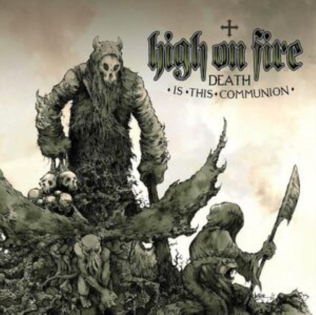 High On Fire - Death Is This Communion (Swamp Green & Bone White Galaxy Merge Vinyl/2LP) (Vinyl) (US Import)