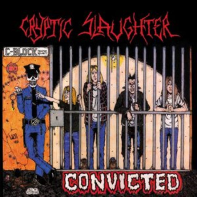 Cryptic Slaughter - Convicted (Black Ice W/ Red, White & Cyan Blue Splatter) (Vinyl) (US Import)