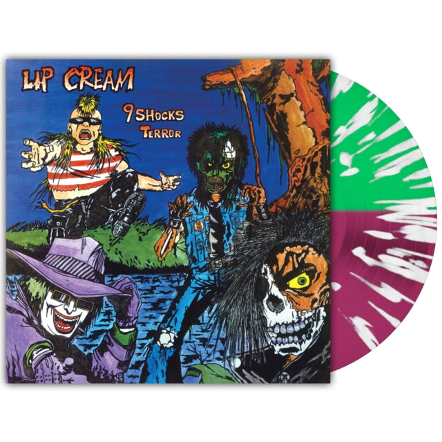 Lip Cream - 9 Shocks Terror (Custom Half & Half With Splatter Vinyl) (I) (Vinyl) (US Import)