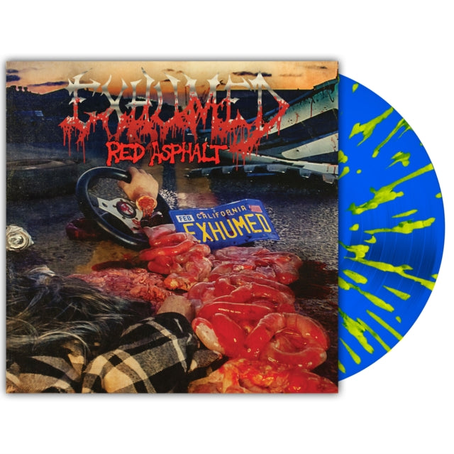 Exhumed - Red Asphalt (Royal Blue With Splatter Vinyl) (I) (Vinyl) (US Import)