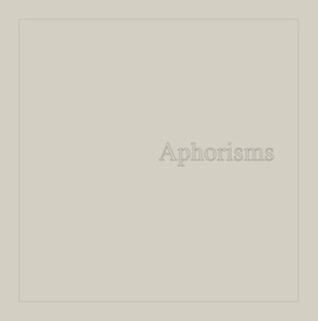 Graham Lambkin - Aphorisms (2LP) (Vinyl) (US Import)