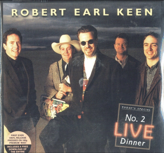 Robert Earl Keen - No. 2 Live Dinner (2LP/Salmon-Colored Vinyl) (Vinyl) (US Import)