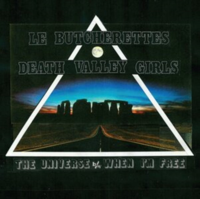 Le Butcherettes; Death Valley Girls - Universe / When I'm Free (Clear W/ Opaque Pink Splatter 7 Inch) (Vinyl Single) (US Import)