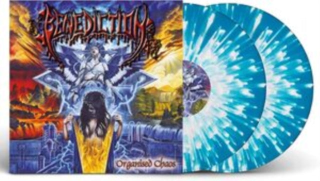 Benediction - Organised Chaos (Light Blue W/White Splatter Vinyl/2LP) (Vinyl) (US Import)