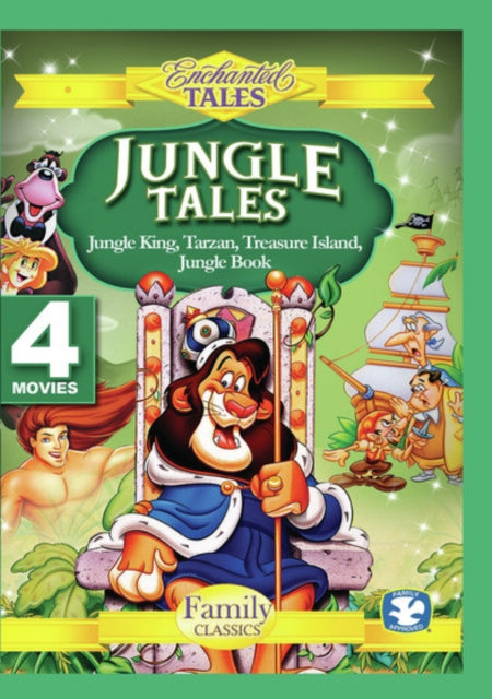 Jungle Tales - Tarzan, Jungle King, Jungle Book, Treasure Island (DVD) (Region 1 US Import)