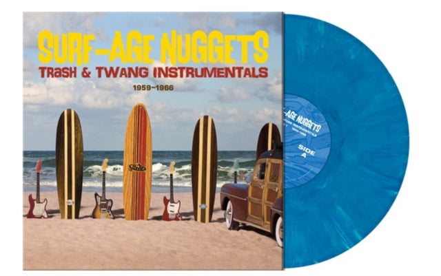 Various Artists - Surf-Age Nuggets: Trash & Twang Instrumentals (Laguna Blue Marble Vinyl) (I) (Vinyl) (US Import)