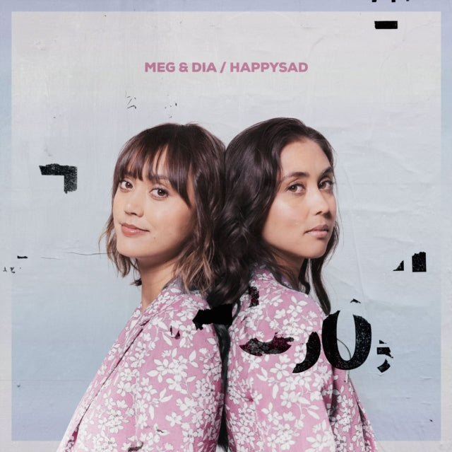 Meg & Dia - Happysad (Clear With Baby Pink & Baby Blue Splatter Vinyl) (I) (Vinyl) (US Import)