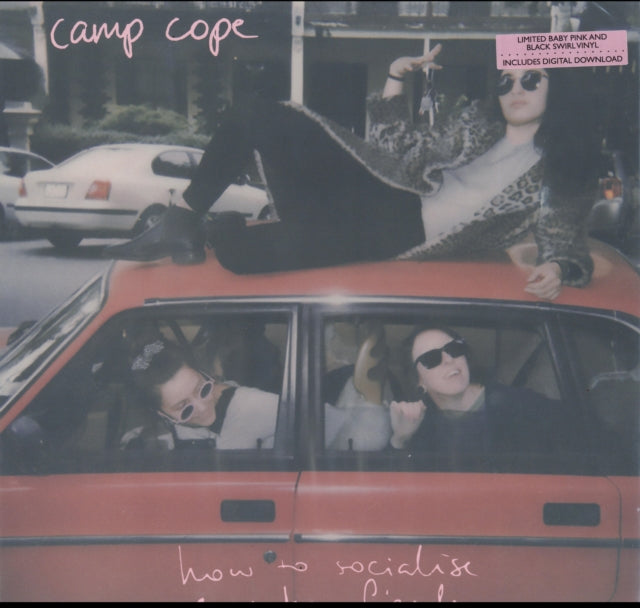Camp Cope - How To Socialise & Make Friends (Pink & Black Swirl Vinyl/DL Card) (I) (Vinyl) (US Import)