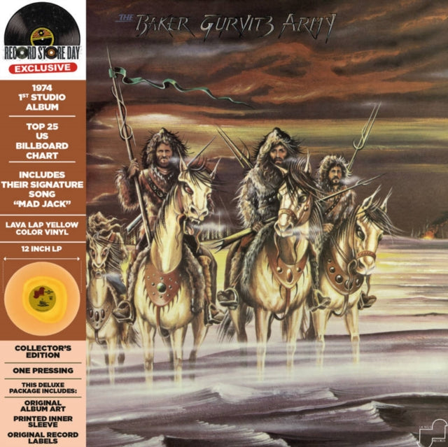 Baker Gurvitz Army - Baker Gurvitz Army (Deluxe/Lava Lamp Effect Clear Yellow/Orange Vinyl) (RSD) (Vinyl) (US Import)
