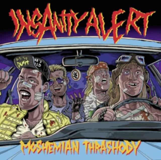Insanity Alert - Moshemian Thrashody (Crystal Clear Vinyl W/ Orange, Turquoise & Purple Splatter) (Vinyl Single) (US Import)